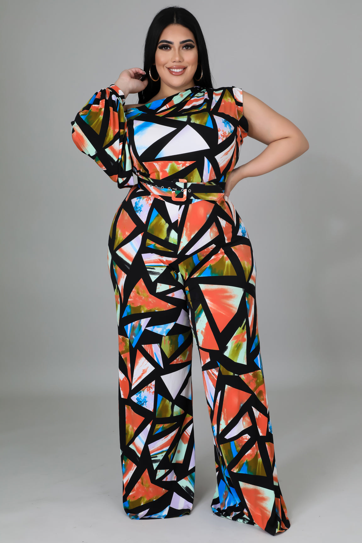 I Am Bold and Beautiful Jumpsuit - Multi Color