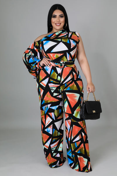 I Am Bold and Beautiful Jumpsuit - Multi Color