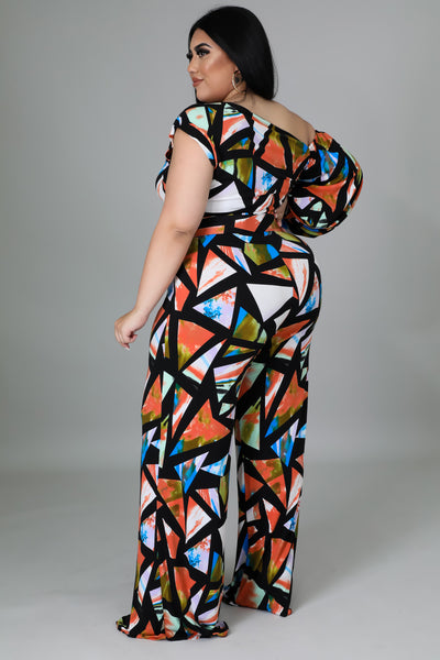 I Am Bold and Beautiful Jumpsuit - Multi Color