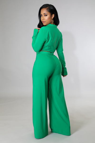 Dream Big Pants Set (Green)