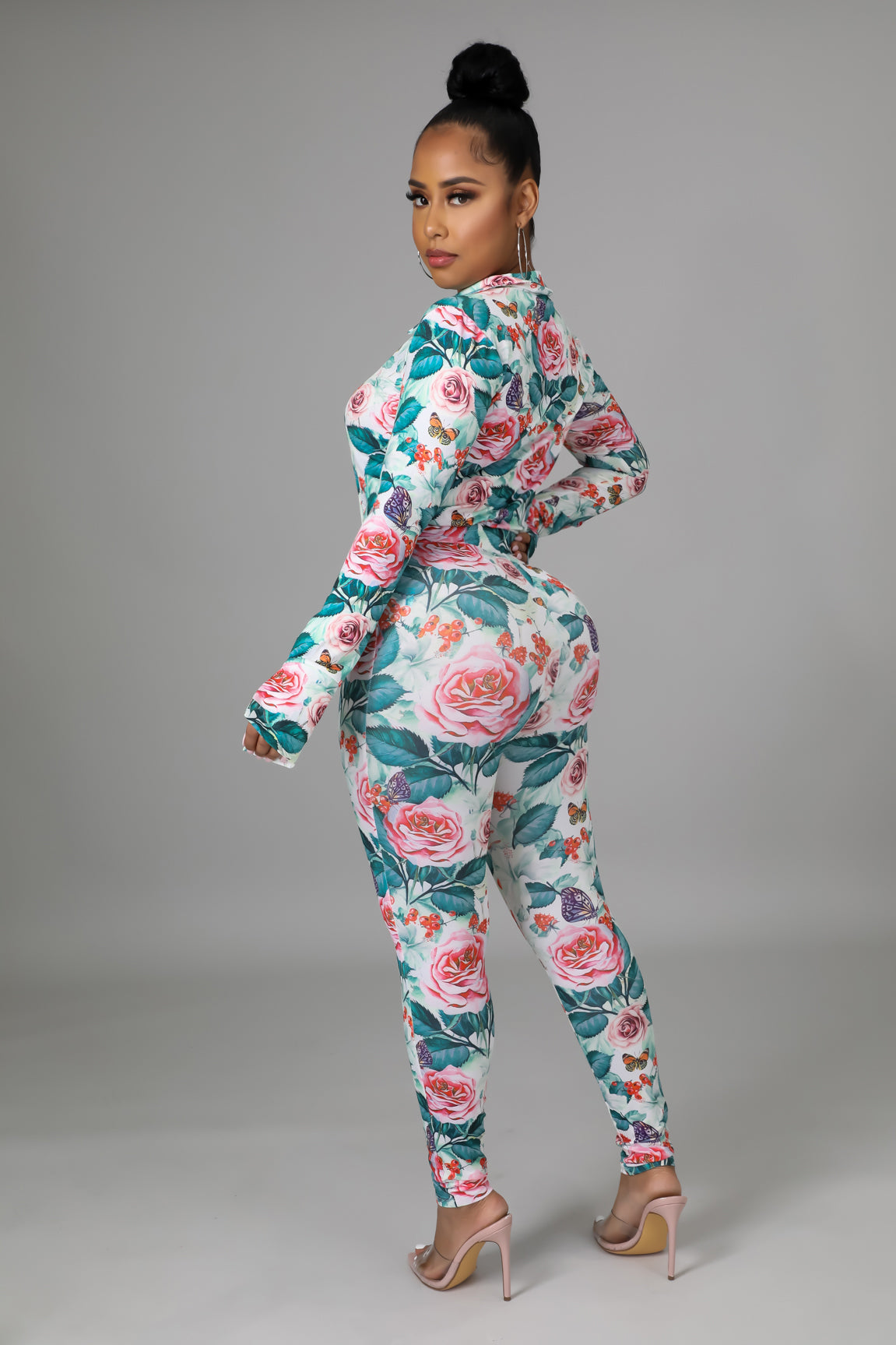 My Dreams Will Blossom-Two Piece Pants Set (Multi color)